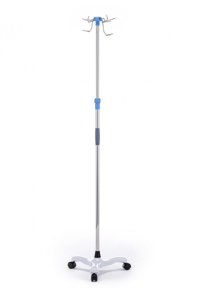 Стойка инфузионная "Медицинофф" IV Pole с колесами (05107) Стойка инфузионная "Медицинофф" IV Pole с колесами (05107)