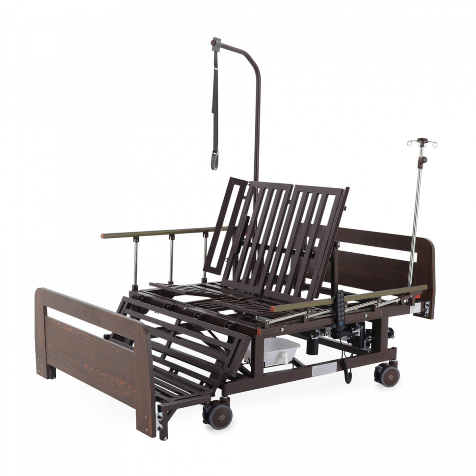 Кровать электр. Мед-Мос DB-11А (МЕ-5228Н-03) ЛДСП Венге ложе 199*120см (гибридный привод) с матрасом Кровать электр. Мед-Мос DB-11А (МЕ-5228Н-03) ЛДСП Венге ложе 199*120см (гибридный привод) с матрасом