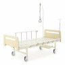 Кровать для лежачих больных с матрасом MED-MOS Е-17В ЛДСП светлое дерево